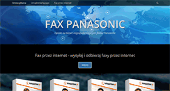 Desktop Screenshot of faxpanasonic.pl