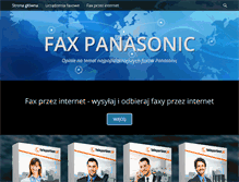 Tablet Screenshot of faxpanasonic.pl